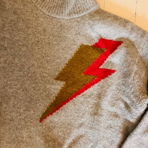 Amazing lightning bolt sweater grey/lightning - Picture 2 of 2